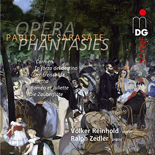 CD cover: painting of a park scene with figures, text “Opera Phantasies”.