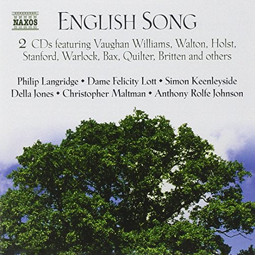 CD cover for "English Song" featuring a tree against a blue sky.