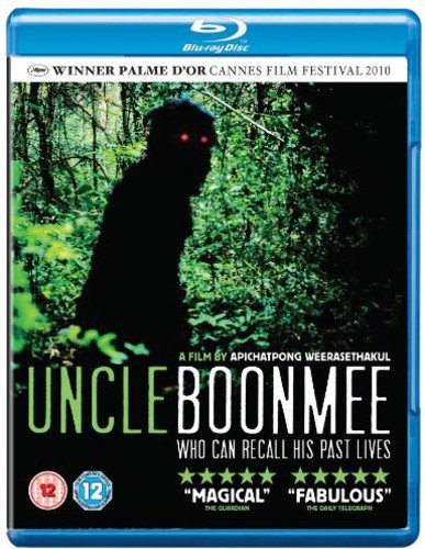 Blue Blu-ray case with a black cover featuring a silhouette with glowing red eyes.