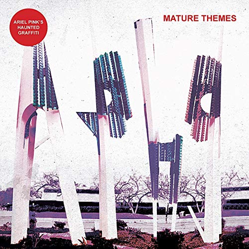 Album cover for Ariel Pink’s “Mature Themes” with abstract architectural imagery.