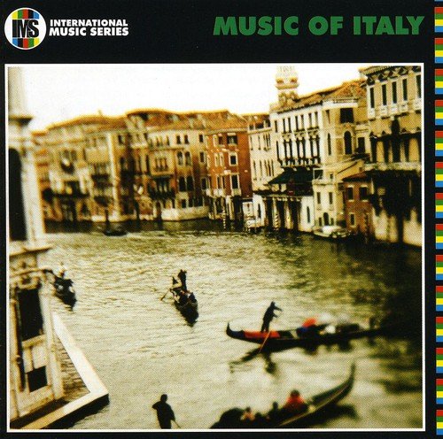 "CD cover featuring a vintage photo of gondolas on a Venetian canal."