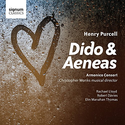 CD cover for Purcellās āDido & Aeneasā with a heart-shaped water droplet.