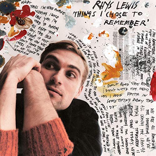 CD cover for Rhys Lewis’ “Things I Chose To Remember” featuring a portrait.