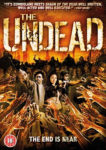 DVD cover for "The Undead" featuring people fighting zombies.