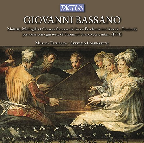 CD cover featuring a Renaissance-style painting of musicians playing and singing together indoors.