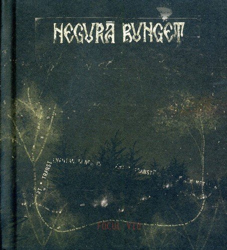 DVD cover for Negura Bunget’s “Focul Viu,” featuring a dark forest scene.