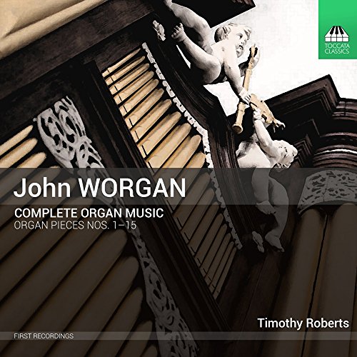 CD cover with ornate organ pipes and cherub statues, displaying title and artist name.