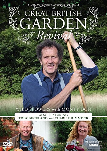DVD cover featuring Monty Don holding a garden tool, with Toby Buckland and Charlie Dimmock.