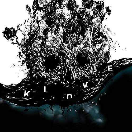 The image depicts a black-and-white illustration of a wave crashing, with the letters "k", "l", "o", "v", and "e" visible at the bottom. The alt text for this image could be: "Black and white illustration of a crashing wave with letters."