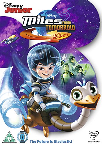 DVD cover featuring a cartoon boy in a space suit on a creature in space.