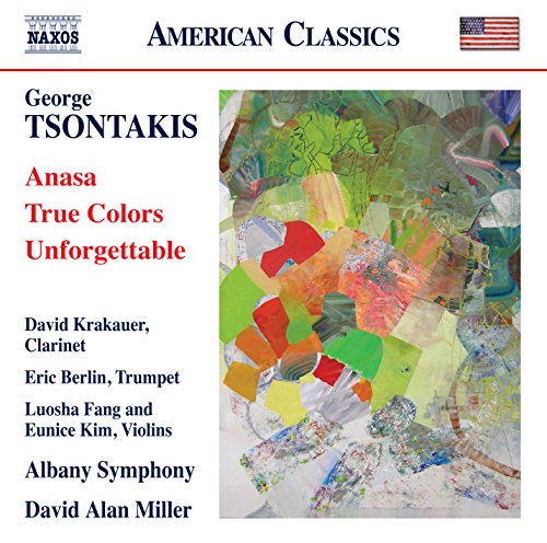 "Album cover with abstract colorful painting and text listing musicians and song titles."