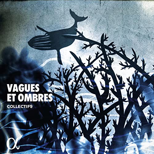 CD cover: blue and white illustration of a whale and branches.