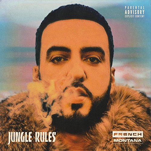 CD cover for French Montana’s “Jungle Rules” featuring a portrait of the artist.