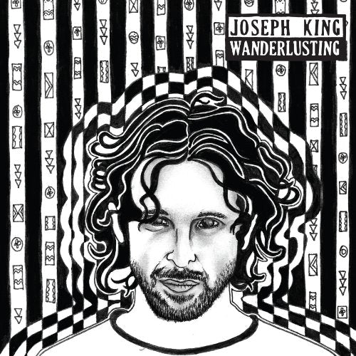 Black and white vinyl album cover featuring a portrait of Joseph King.