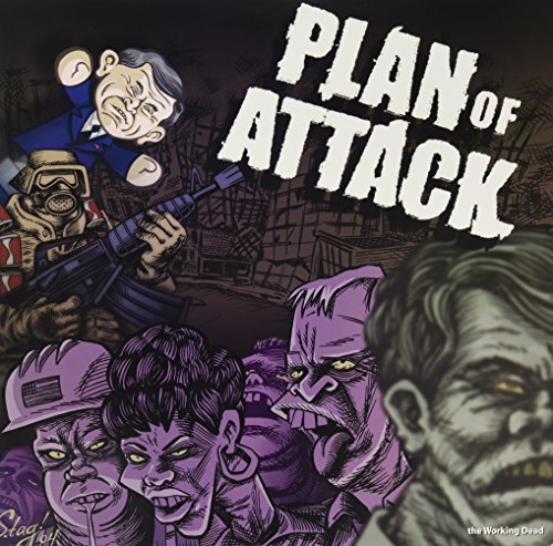 Album cover: illustrated figures with zombies and military imagery.