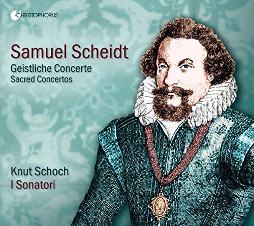 CD cover with a man in 17th-century attire against a teal background.