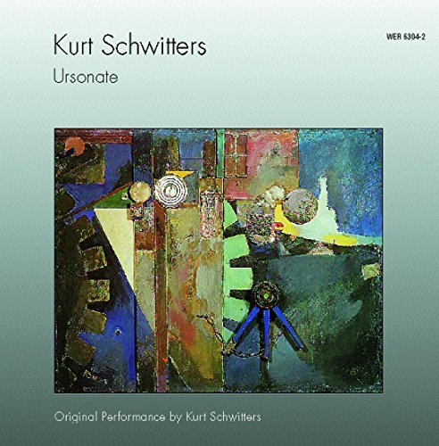 CD cover featuring abstract art with multicolored shapes and text on a gradient background.