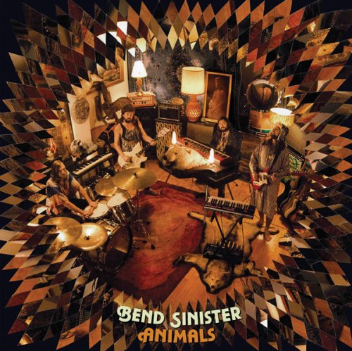 CD cover for Bend Sinister’s “Animals” featuring a distorted room scene.