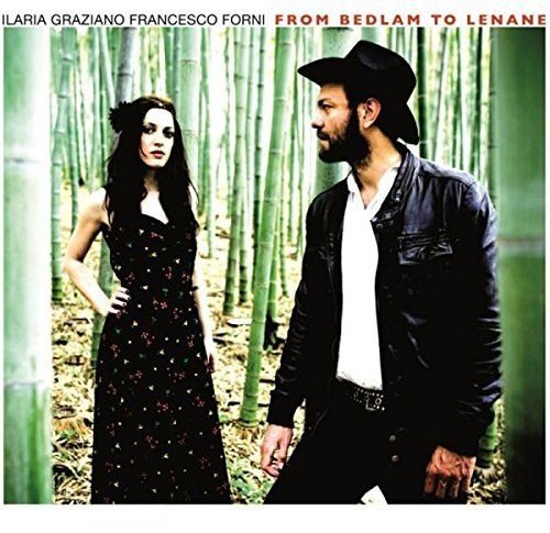 CD cover featuring a man and woman standing in a bamboo forest.