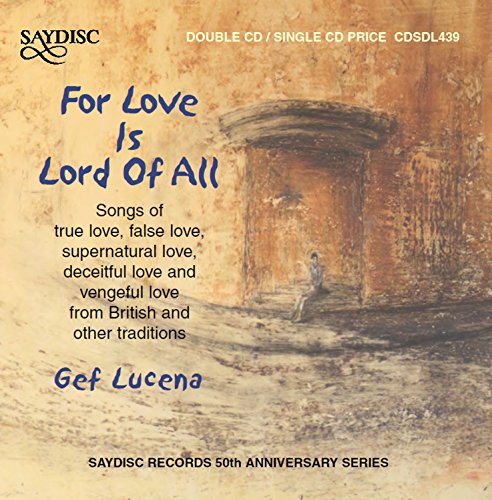 CD album cover with a painting of a person sitting under a stone arch.