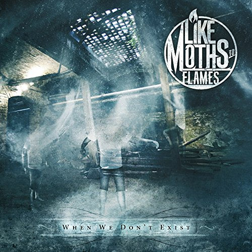 Album cover with a person in a dim, smoky room, band name and title.