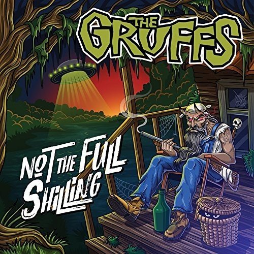Album cover art: bearded man on porch with alien spaceship in the background.