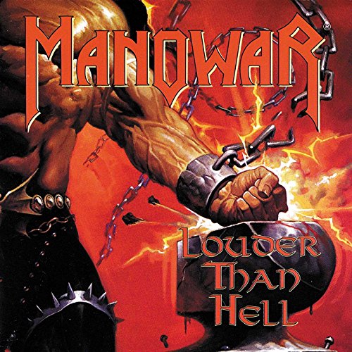 Album cover featuring a muscular arm smashing an anvil against a red background.
