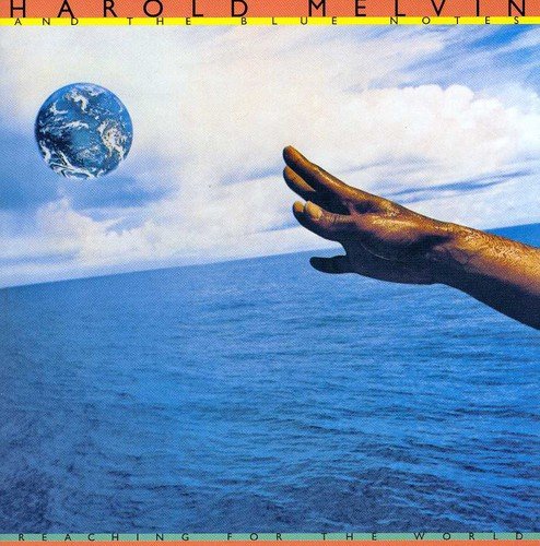 CD cover: hand reaching for a globe over a blue ocean.