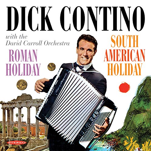 CDHCCC album cover featuring Dick Contino playing an accordion against a collage background.