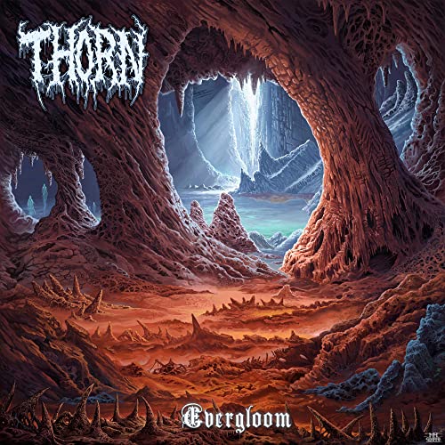 CD cover art: a dark, fantastical landscape with cavernous trees.
