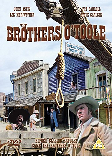 DVD cover for "The Brothers O'toole," a Western film with a town scene.