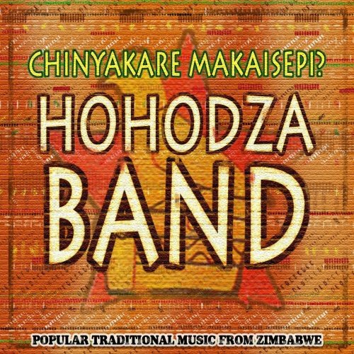 "Album cover with 'Hohodza Band' in large text on a textured orange background."