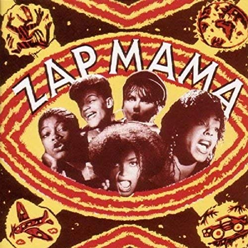 Album cover for Zap Mama featuring five women in a circular design.