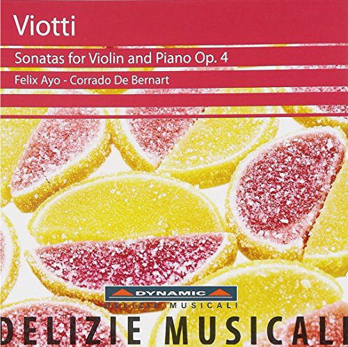 CD cover for Viotti’s sonatas, featuring sliced candied citrus fruit.