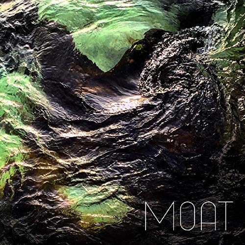 CD cover art: swirling dark green and black water with “MOAT” text.