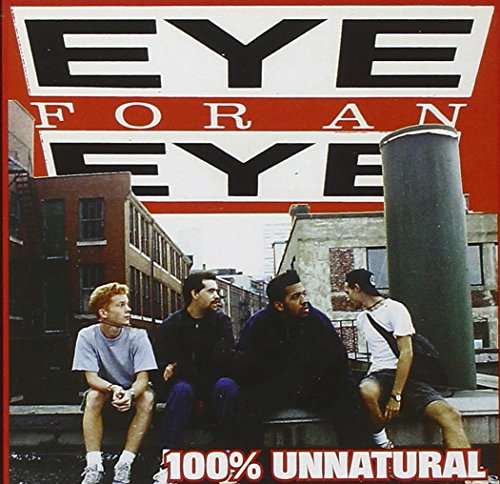 CD cover for “Eye For An Eye” featuring a band on a rooftop.