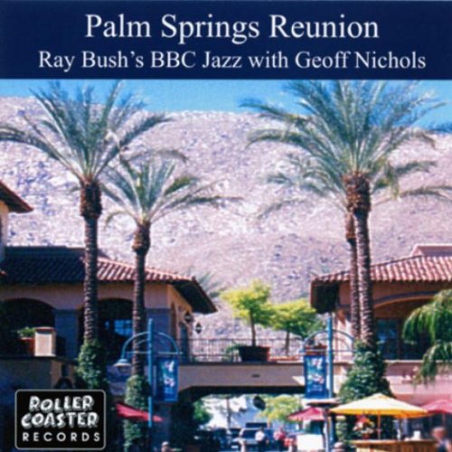 CD cover: Palm Springs landscape with palm trees and buildings.
