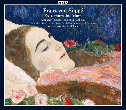 "CD cover featuring a serene painting of a woman surrounded by flowers."