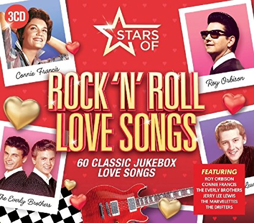 CD cover featuring portraits of 1950s/60s rock and roll singers.