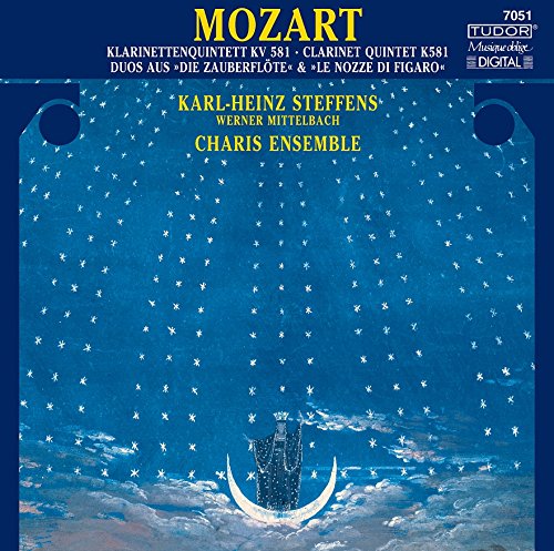 CD cover: dark blue starry sky with a crescent moon and silhouette.