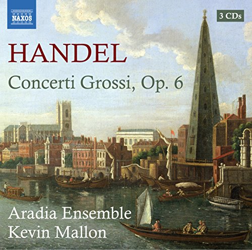 "CD cover featuring a 18th-century cityscape with boats on a river."