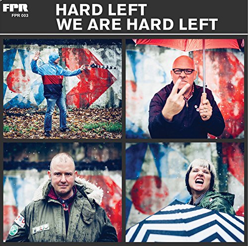 Vinyl album cover featuring four portraits of people in urban settings.