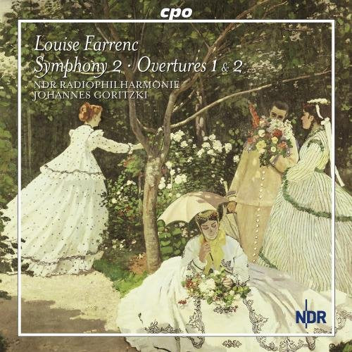 "CD cover featuring a painting of women in long dresses in a garden."