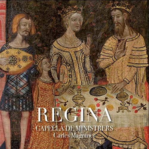 CD cover depicting medieval figures in ornate clothing, with text "REGINA".