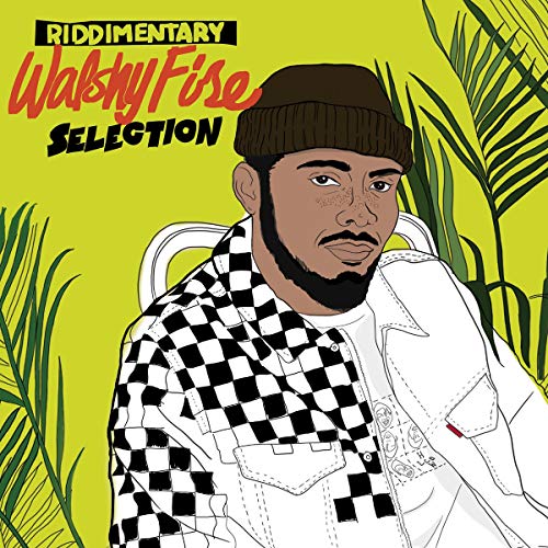 Album cover: illustrated portrait of a man with tropical foliage.