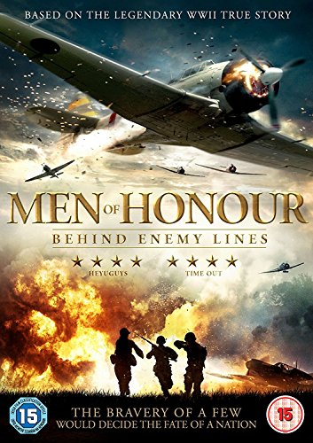 DVD cover for "Men of Honour" featuring a WWII fighter plane and explosions.