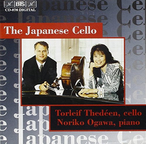 CD cover featuring two musicians with a cello, titled "The Japanese Cello".