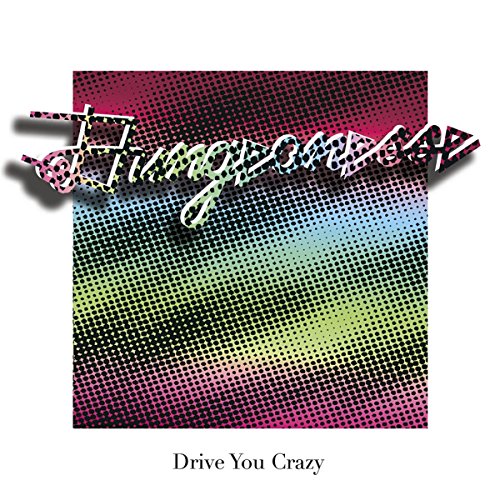Album cover for "Dungeonesse - Drive You Crazy" with halftone pattern.