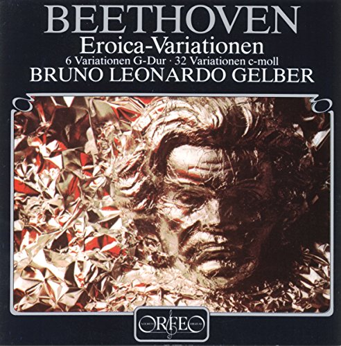 CD cover for Beethoven’s Eroica Variations performed by Bruno Leonardo Gelber.