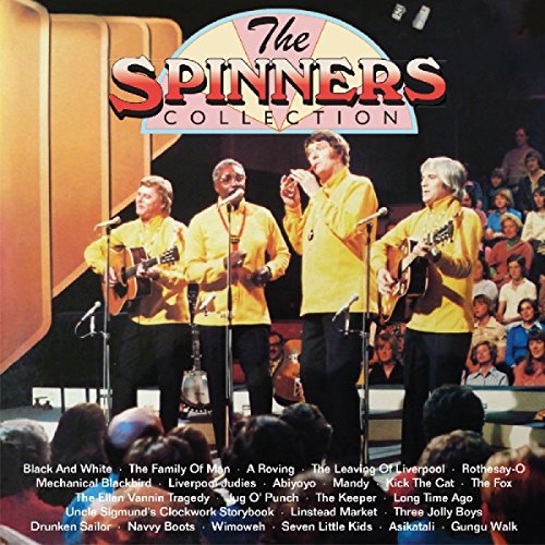 CD cover showing four men in yellow shirts performing on stage.
